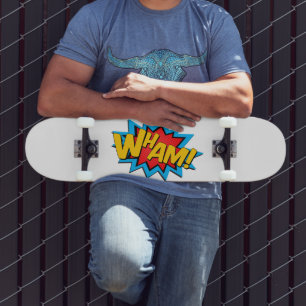 Skateboard - Wham! White