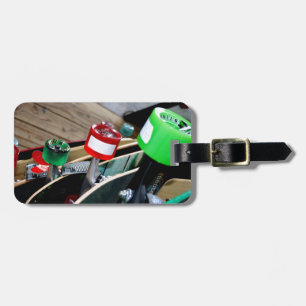 Skateboard Wheels Luggage Tag