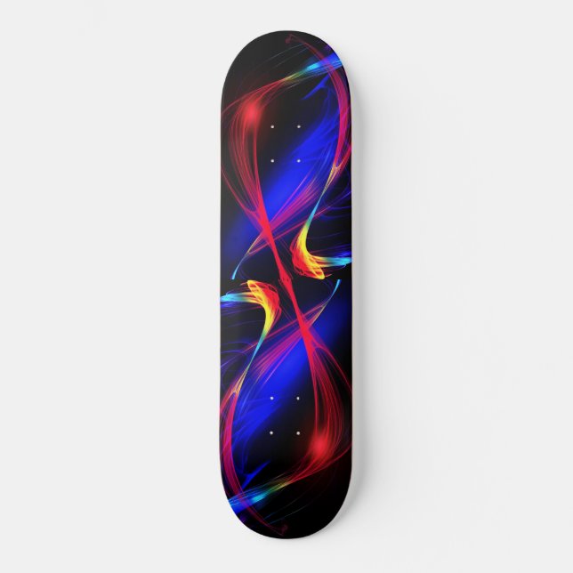 Skateboard with Colourful Lights (Front)