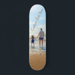 Skateboard with Custom Photo and Text Your Design<br><div class="desc">Custom Photo and Text - Unique Your Own Design -  Personalised Family / Friends or Personal Gift - Add Your Text and Photo - Resize and move elements with customisation tool !</div>