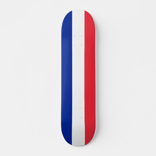 Skateboard with flag of France (Front)