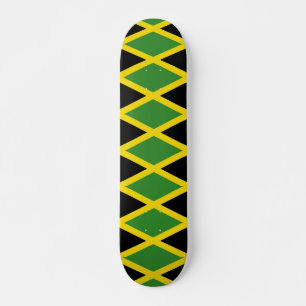 Skateboard with flag of Jamaica