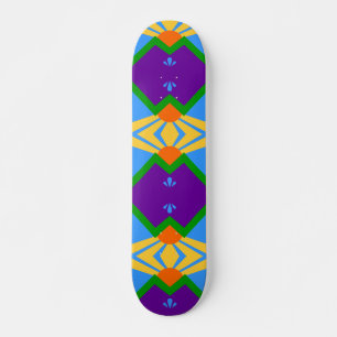 Skateboard with flag of Manitou Springs