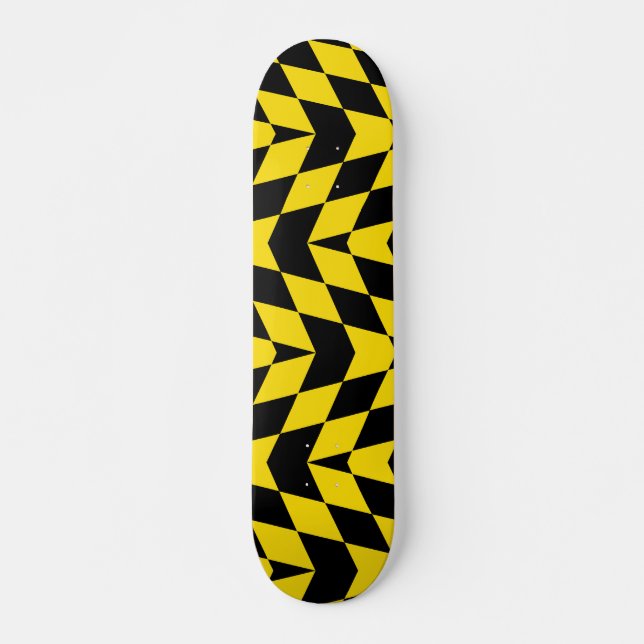 Skateboard with flag of Munich, Germany (Front)