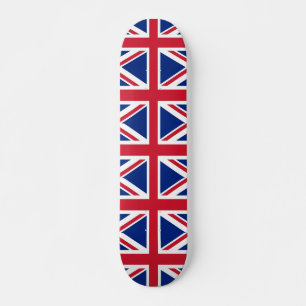 Skateboard with flag of United Kingdom