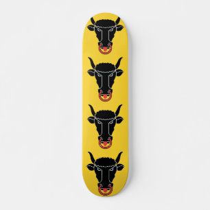 Skateboard with flag of Uri, Switzerland