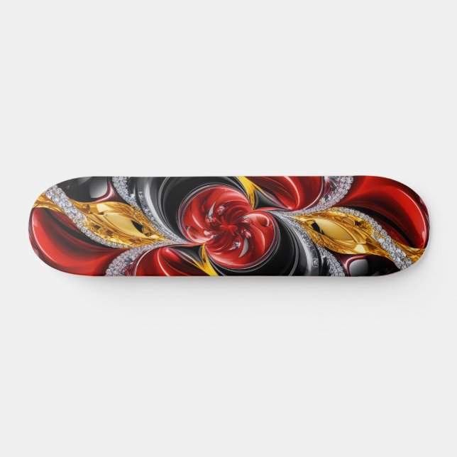 Skateboard with German Colours Design (Horz)