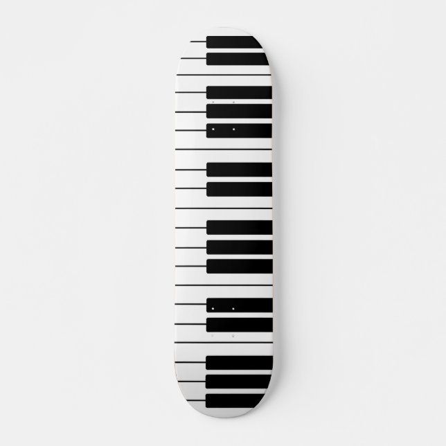 Skateboard with Keyboard Design (Front)