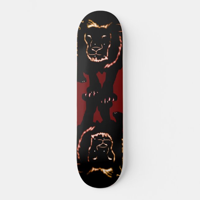 Skateboard with Lion (Front)