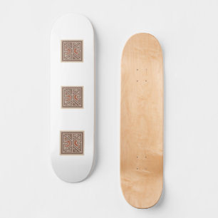 Skateboard with Papua New Guinea design