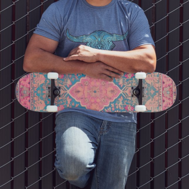 Skateboard with Persian pattern  (Outdoor 3)