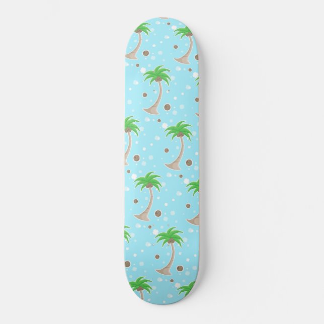 Skateboard with summer pattern (Front)