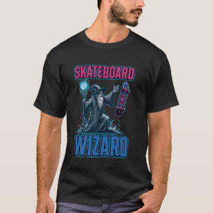 Skateboard Wizard Enchanted Ride T-Shirt