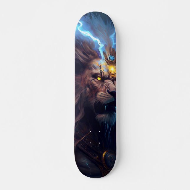 Skateboard Wizard Lion (Front)