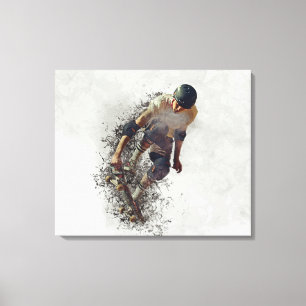 Skateboarder Canvas Print