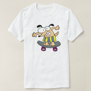 Skateboarder Character Skateboarding Fun Skateboar T-Shirt
