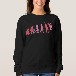 Skateboarder Evolution  Skater Freestyle Skateboar Sweatshirt