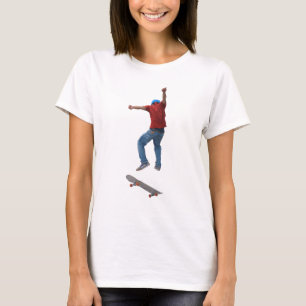 Skateboarder Get Some Air Action Street Kulcha Art T-Shirt