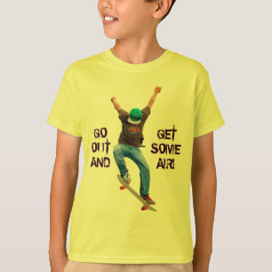 Skateboarder GET SOME AIR Fun Street Shirt