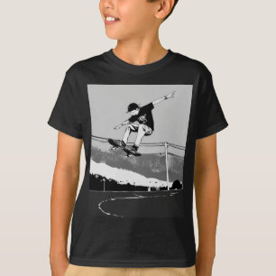 Skateboarder Getting Air - Skateboarder Design T-Shirt