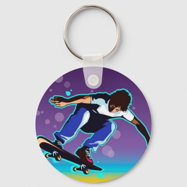 Skateboarder Keychain (Front)