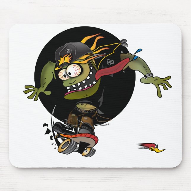 Skateboarder Mousepad (Front)