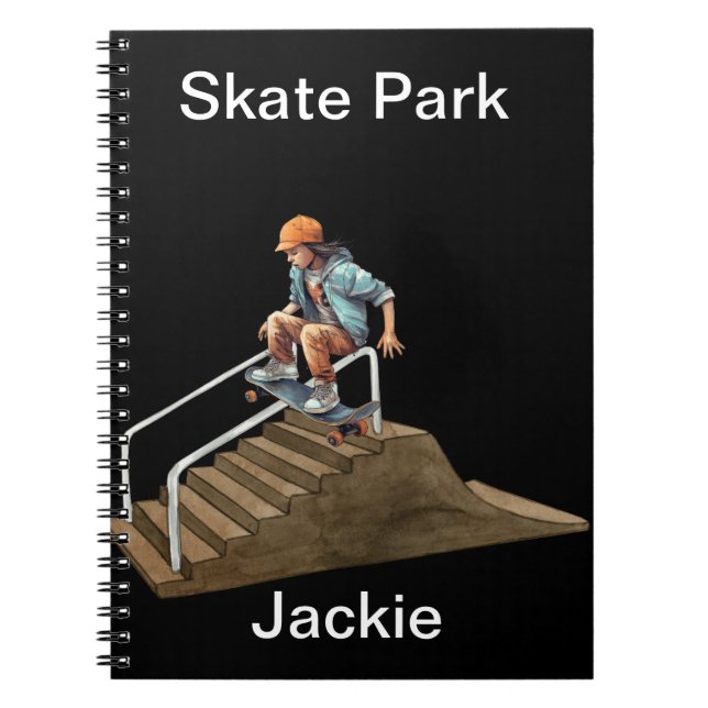 skateboarder notebook (Front)