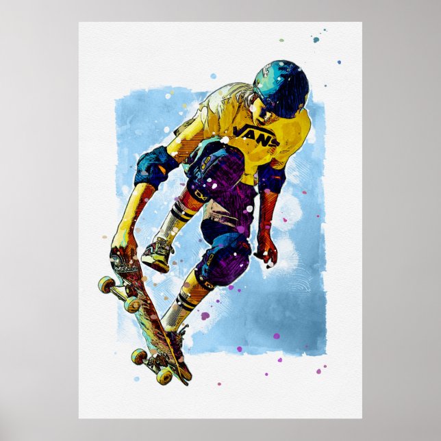 Skateboarder  poster (Front)