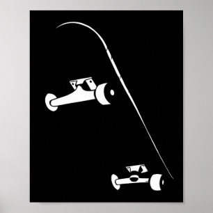 Skateboarder Skateboarding Skateboard  Poster