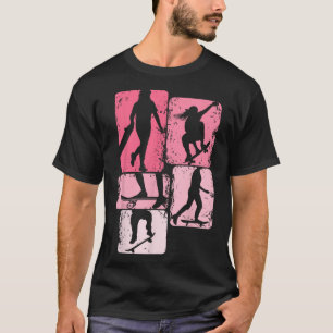 Skateboarder Skater Girl Skateboarding T-Shirt
