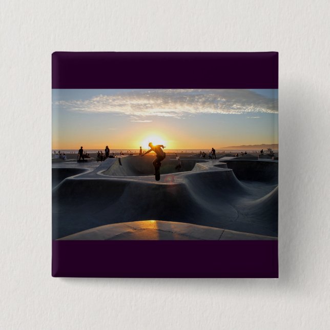 Skateboarder - Square Button (Front)