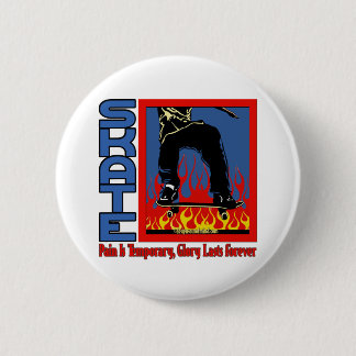 Skateboarding 6 Cm Round Badge