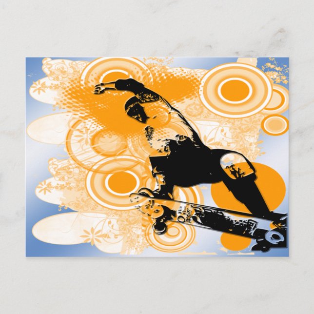 Skateboarding Air Postcard (Front)
