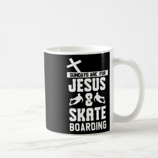 Skateboarding And Jesus Apparel - Cute Skateboarde Coffee Mug