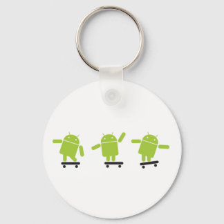 Skateboarding Android Key Ring