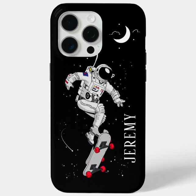 Skateboarding Astronaut  Case-Mate iPhone Case (Back)