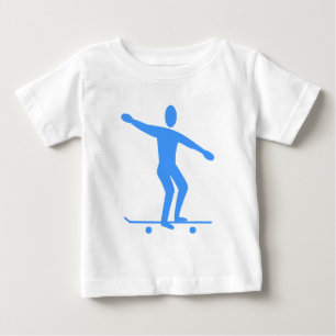 Skateboarding - Baby Blue T-Shirt