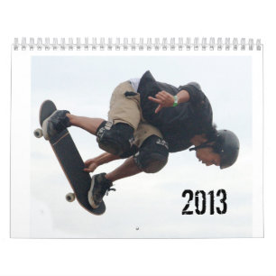 SkateBoarding Calendar, Copyright Karen J Williams Calendar
