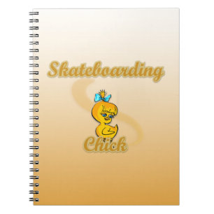 Skateboarding Chick Notebook