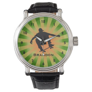 Skateboarding Design Watch