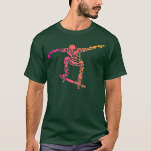 Skateboarding Enthusiast Pro Skateboarder Extreme  T-Shirt