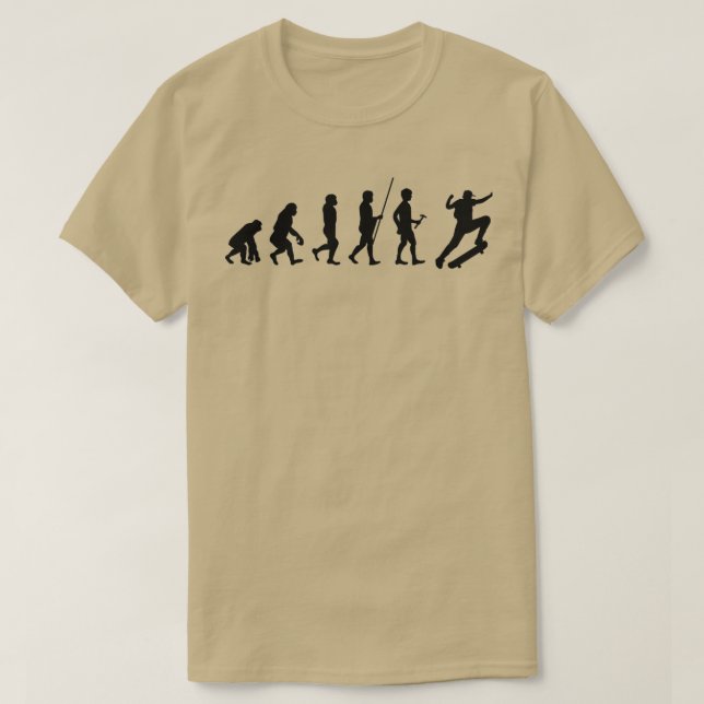 Skateboarding Evolution TShirtTShirt T-Shirt (Design Front)