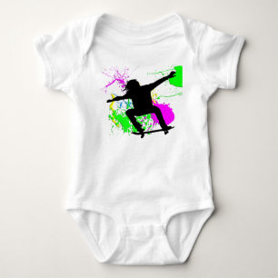 Skateboarding Extreme Baby Bodysuit