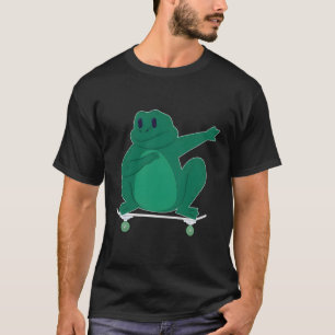 Skateboarding Frog Or Toad On Skateboard Gift For T-Shirt