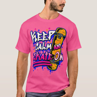 Skateboarding Funny Skateboarder Gift Skateboard T-Shirt