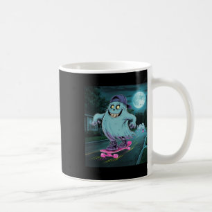 Skateboarding Ghost Summerween Just Waiting For Ha Coffee Mug