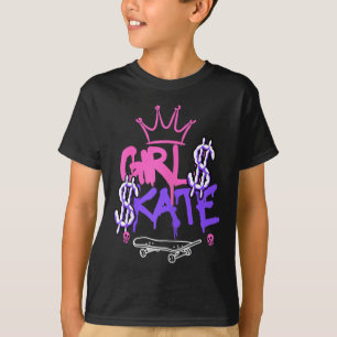 Skateboarding Girl T-Shirt