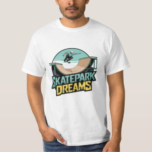 Skateboarding Graphics for Urban Style T-Shirt