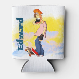 Skateboarding Guy Can Cooler