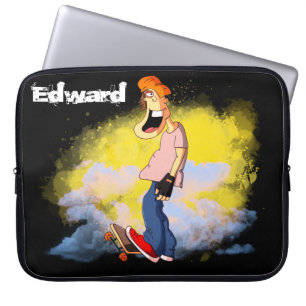 Skateboarding Guy Laptop Sleeve